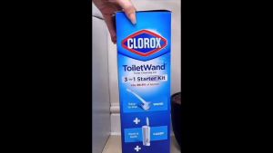 Clorox Toilet Wand Disposable Toilet Cleaning System - ToiletWand Storage Caddy and Disinfecting ToiletWand Refill He