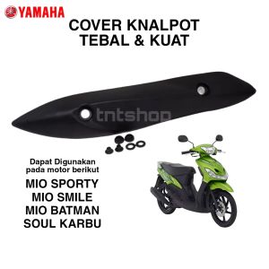 cover kenalpot Mio sporty Mio smile Mio Batman soul karbu tutup tameng knalpot Mio sporty