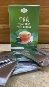 Trà thảo mộc tiểu đường Liên Hoa Chi hộp 30 túi trà cho người tiểu đường gồm trà lá ổi lá sen thìa canh