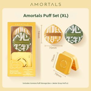 AMORTALS | Foundation Setting Compact Dry & Wet Makeup Puff