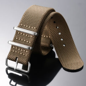 High Quality Fabric Watch Band 20mm 22mm for Omega for Seiko Mens Sport Watch Strap Woven Nylon Band One Piece Weave Wristbands