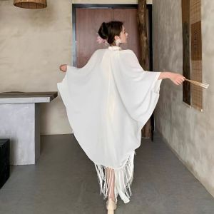 Elegant Loose Cheongsam Dress Long
