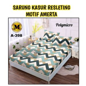 SARUNG KASUR RESLETING MOTIF AMERTA BAHAN COTTON DISPERSE