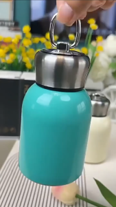 Thermos Mini Portable Kapasitas 300ml Botol Minum Stainless Steel Tumbler Vakum Insulasi