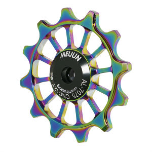 12T MTB Road Bike Rear Derailleur Ceramic Bearing Pulley Wide Narrow Tooth Bicycle Guide Wheel For Shimano Sram