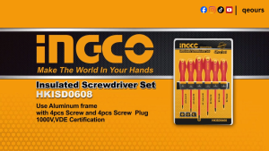INGCO 6PCS INSULATED SCREWDRIVER SET | VDE CERTIFIED | HKISD0608