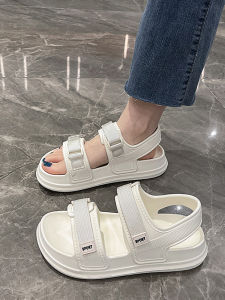 Wide Foot Womens Sandals 40-45 Large Size Summer Washable Lightweight Soft Bottom EVA Beach Shoes Breathable Casual Fashion