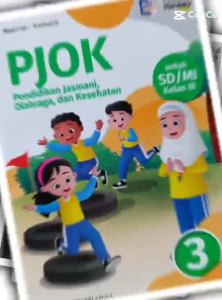 Buku Paket PJOK Kelas 3 SD Kurikulum Merdeka Penerbit Erlangga