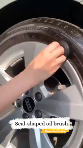 🔥🔥🔥แปรงรายละเอียดยางรถยนต์ใยสังเคราะห์ Soft แปรงทายางรถยนต์ขนนุ่ม แปรงเดี่ยวเคลือบทายางดำ Auto Tyre Shine Applicator ล้างยางทําความสะอาดเครื่องมือทําความสะอาดภายในรถยนต์แบบพกพา