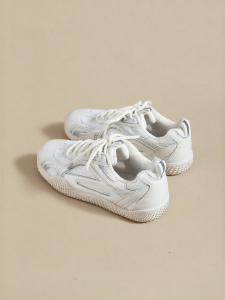 Agsdon | Thick Sole Breathable Ballet Style Training Shoes White