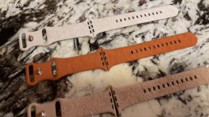 Floral Engraved Sport Strap for Apple Watch Series 12/11/10/9/8/7/6/5/SE/Ultra 4/3/2 - 49/46/45/44/42/41/38mm Soft Silicone Band Women Tali Jam Pintar