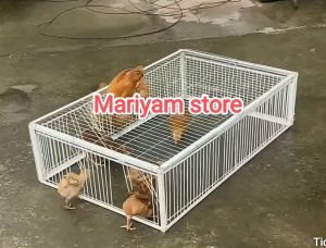 perangkap kandang lipat ayam burung unggs kucing dll ukuran 90x60x30 dan 60x40x30