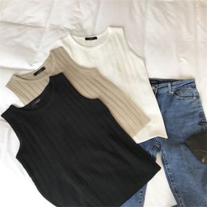 HUOLISI | Summer Trendy Sleeveless Slim-fit Versatile Tank Knitwear Top