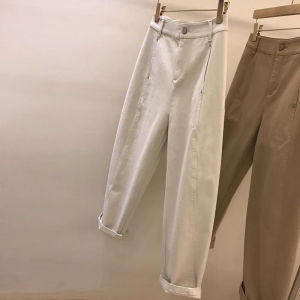 American Style Loose High Waist Straight Leg Khaki Casual Pants Womens 2025 New Spring Autumn Banana Harlan Trousers