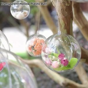 Quả Cầu Nhựa Trong Suốt Tự Làm 10-20cm Hình Tròn Có Thể Đổ Đầy Dùng Trang Trí Nhà Cửa Đám Cưới Sinh Nhật Giáng Sinh - Đồ Trang Trí Hình Cầu