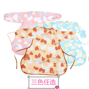 Baby Feeding Apron Waterproof Foodie Bib Child Eating Cover up Dirt Resistant Independent Meal Time Essential Baby Gear