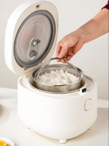 onlycook | Rice Broth Separator Stainless Steel Rice Steamer