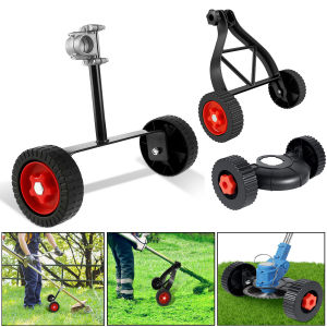 Lawn Mower Support Wheel Adjustable 26 to 28 mm Lawn Mower Brush Cutter Auxiliary Wheel Garden Tools Accessories