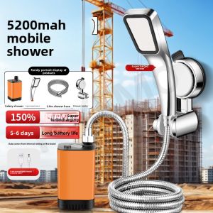 YEMO | Portable Outdoor Shower Pump with Self-Suction and Boosting Function