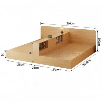 Elevated Storage Twin Non-disturbing Bed 180cm