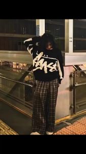 High Quality New Fashion Logo Jacquard Casual Long Sleeved Round Neck Sweater