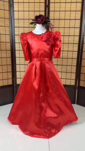 Filipiniana Costume for KIDS Modern Filipiniana Costume with bandana Red Signature