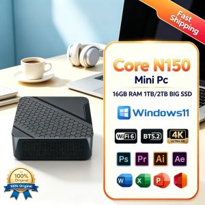 Daily Office Must-have Core N150 2026 Mini Desktop Portable 16GB RAM Optional 1TB 2TB SSD Business Gaming PC