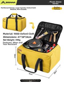 BSWOLF | Multi-functional Large Capacity Foldable Storage Bag for Cooking Utensils and Gas Cans