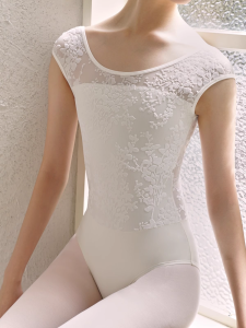 Ballet Dance Unit Suit Velvet Burnout Cheongsam Gymnastics 3D Flower Pattern Practice Yoga Sports Womens Nylon Ballet Outfit