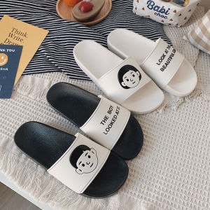 Slippers For Home Womens Summer Home Bathroom Non Slip Cute Couple Cartoon Indoor Sandals Men Ins Outwear
