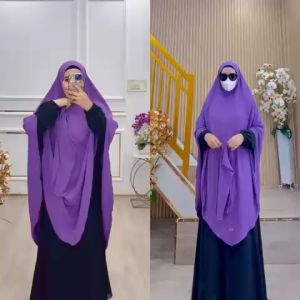 BISA COD Hijab Instan Jumbo Oval Non Pet Kode ASILME Bahan Kringkel Premium By Ory AjeZas Collection