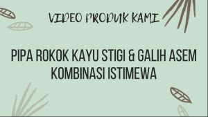 Pipa Once Cangklong Kayu Bertuah Stigi Laut Kombinasi Kayu Bertuah Galih Asem Kombinasi Istimewa Model Ring