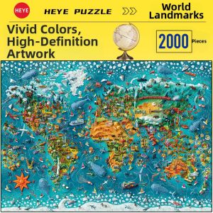 HEYE | Educational High Difficulty Adult Puzzle with Music 2000 Pieces