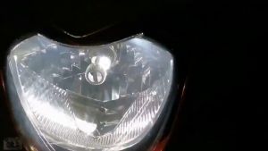 BOHLAM LAMPU DEPAN MOTOR LED HS1 H4 12V KAKI 3 PUTIH ORIGINAL