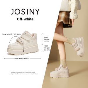 Josiny | Thick Bottomed Warm and Tall-Boosting Shoes