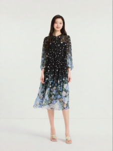 Koradior | Elegant Age-defying Slimming Silk Dress