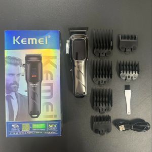Kemei | Máy Cắt Tóc KEMEI 1550 Chuyên Nghiệp Sạc Điện Dùng Cho Thương Mại - Cắt Ướt/Khô Lưỡi Dao Thép Không Gỉ