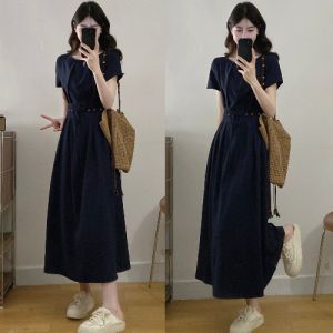 RELNLEX | Đầm Dài Elegance Phong Cách Pháp Mới Mùa Hè Size Lớn