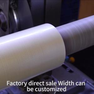 Heavy-Duty Transparent Fiberglass Strapping Tape - Super Strong Waterproof Single-Sided Adhesive with Carton Sealing Feature