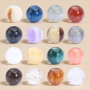 Nút Nhựa Cao Cấp Hạt Cườm Lỗ Lớn Hạt Rời Dây Vai Áo Bơi Phụ Kiện Trang Trí Quần Áo Nữ Váy Phụ Kiện