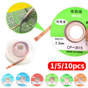 1.0-4.0mm Welding Wires Desoldering Mesh Braid Tape Welding Point Solder Tin Lead Cord Flux for Soldering Wire Repair Tool