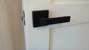 FYBEE Door Lock Lever Type Door Knob Entrance Door Knob Main Door Square Door Lock Indoor Bedroom Door Lock