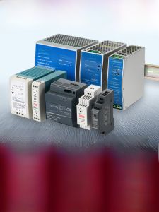 แหล่งจ่ายไฟแบบราง 24V 12V 48V DC รุ่น NDR EDR-120 HDR 75W 150W 240W พร้อมหน้าจอแสดงผลดิจิตอล QYR แหล่งจ่ายไฟแบบราง