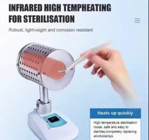 Máy Khử Trùng Hồng Ngoại WESTTUNE Lab Bacti-Cinerator Khử Trùng Nhiệt Độ Cao Vòng Lặp Tiệt Trùng Nhanh Dùng Cho Phòng Thí Nghiệm