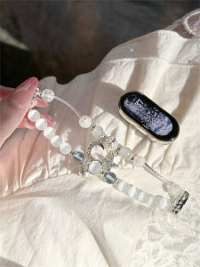 Womens Star Beads Bracelet Strap for Xiaomi Mi Band 9 pro New Xiaomi 10 Band Strap Compatible with Xiaomi 8 Smartwatch Bands