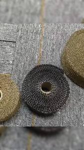 Nexlent Motorcycle Thermal Wrap for Exhaust Pipe Cover Heat Resistant Cloth and Metal Cable Ties