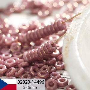 Czech Retro Spacer Beads Donut Nut Beads 2*5mm Jewelry DIY Loose Beads Necklace Stringing Beads Shiny Organic Glass