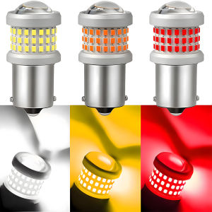 2pcs Bright LED 1156 1157 LED Bulbs BA15S P21W Bay15d P21/5w LED Light for Backup Reverse Tail Brake Turn Signal Light 12V 24V