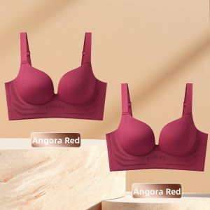 QIANLINGMEI | Large Chest Enhancing Underwire Bra for Women Push Up Anti Sagging