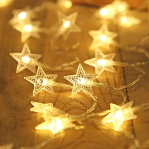 Wedding Camping Bedroom Party Garland Holiday Lamp Battery Power Festoon LED Star Fairy String Light Outdoor Garden Decoration